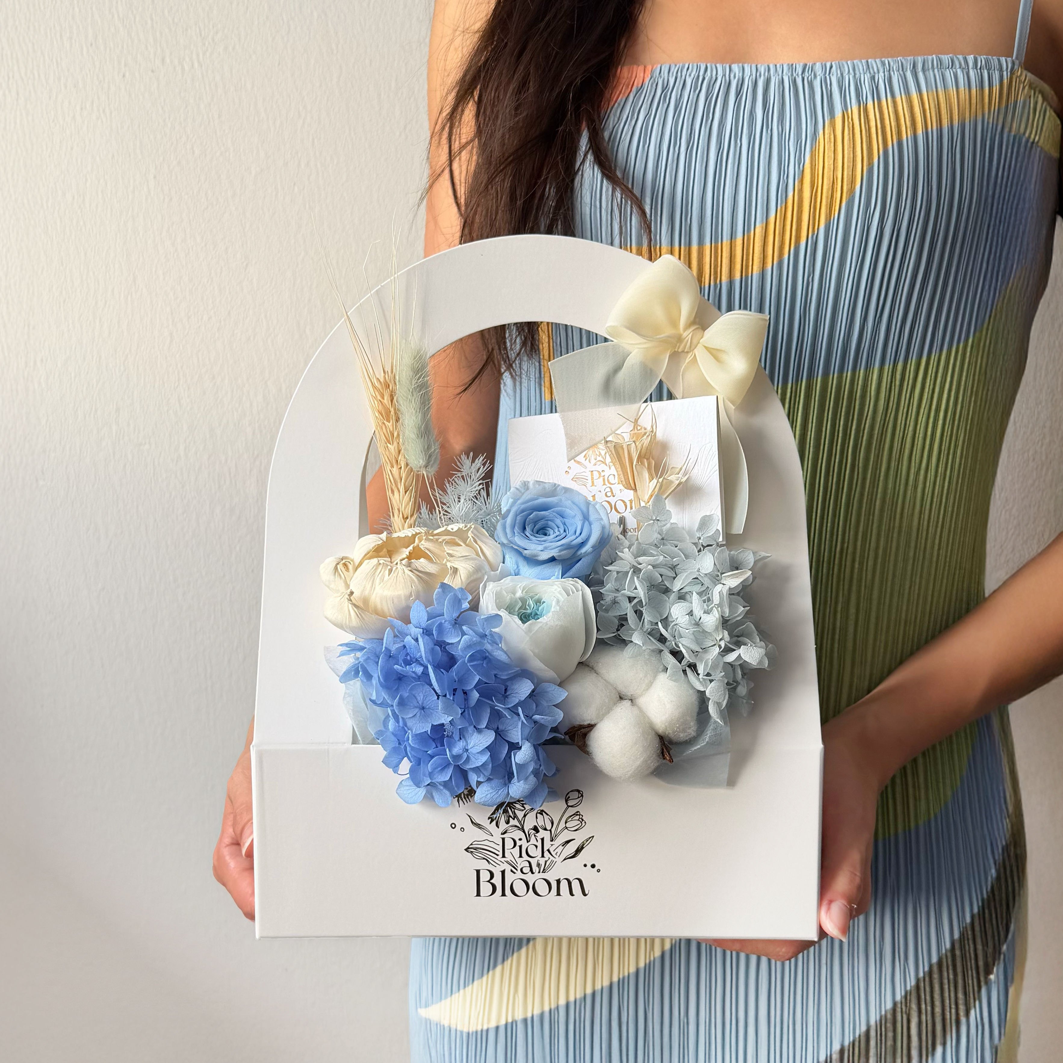 Blue Serenity Preserved Bloom Box