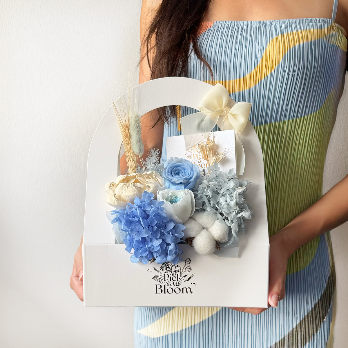 Blue Serenity Preserved Bloom Box