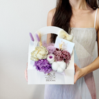 Whimsical Purple Preserved Bloom Box